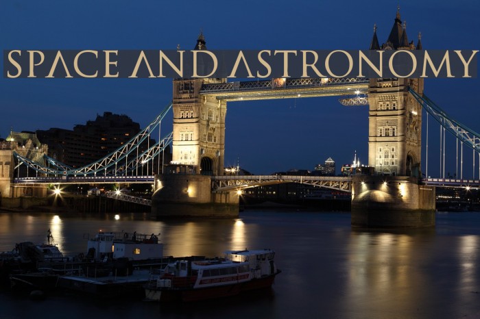 Space and Astronomy Font examples