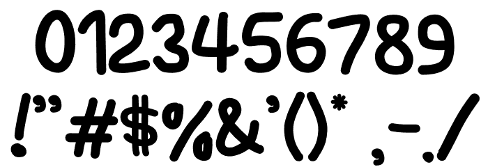 Space kids Font OTHER CHARS