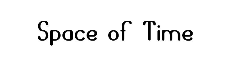 Space of Time Font
