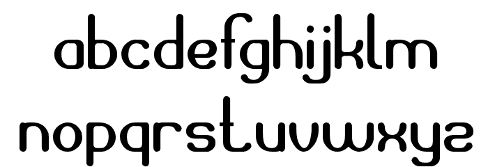 Space of Time Font LOWERCASE