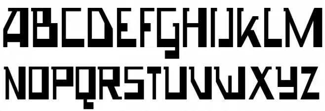Space worm Schriftart Groß