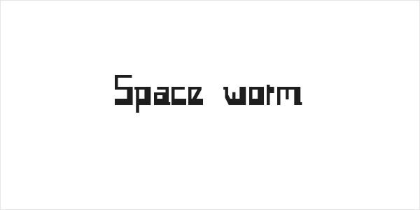 Space worm Logo