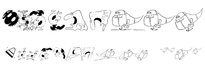 SpaceAttacks Font OTHER CHARS