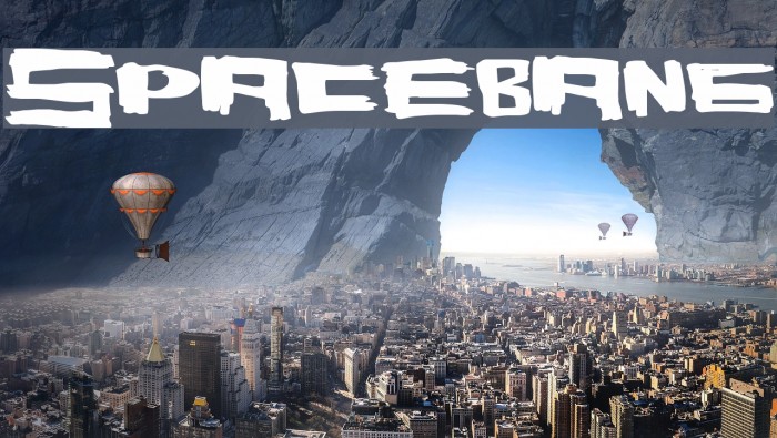 SpaceBang Шрифта examples