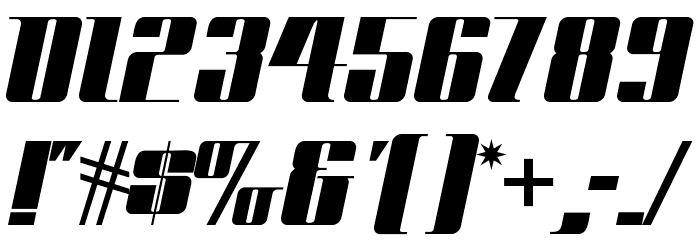 SpaceCadetNF Font OTHER CHARS