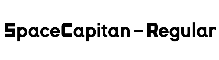 SpaceCapitan-Regular  Descarca Fonturi Gratis