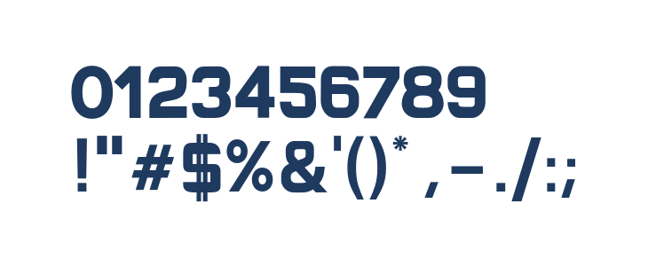 SpaceCapitan-Regular Other Characters