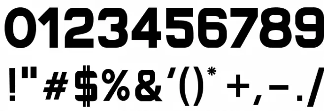 SpaceCapitan-Regular Font OTHER CHARS