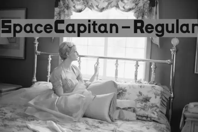 SpaceCapitan-Regular Font examples