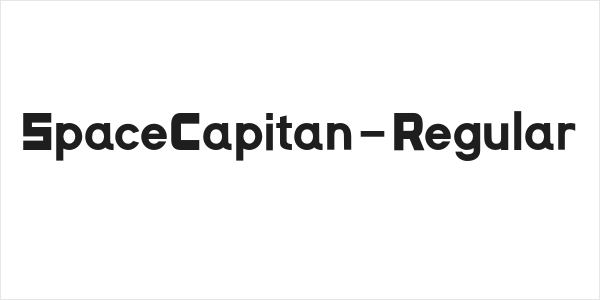 SpaceCapitan-Regular Logo