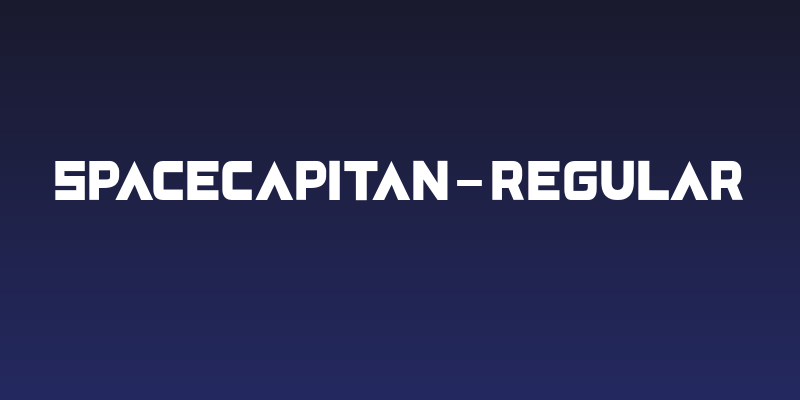SpaceCapitan-Regular Social Header