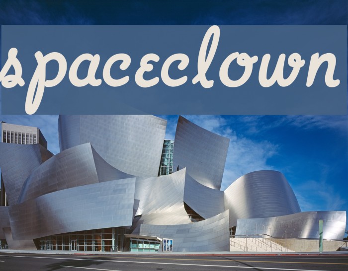 SpaceClown Font examples