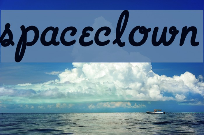 SpaceClown Font examples