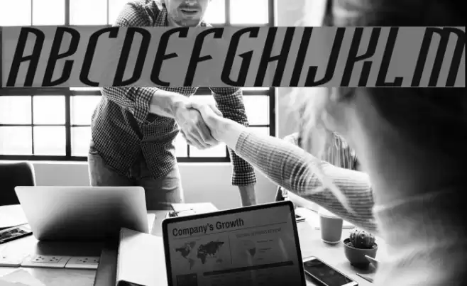 SpaceCowboyOblique Шрифта examples