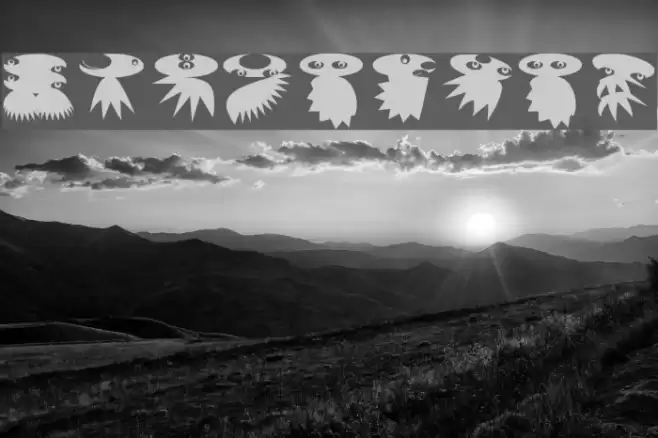 SpaceCrew Font examples