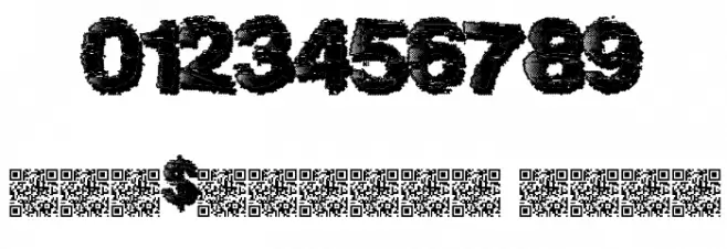 SpaceFlight Font OTHER CHARS