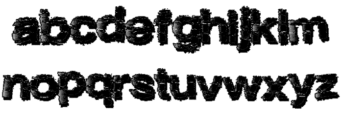 SpaceFlight Font LOWERCASE