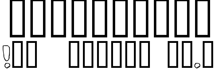 SpaceGame-Regular Font OTHER CHARS