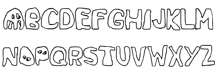 SpaceGame-Regular Font LOWERCASE