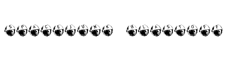 SpaceJunk BlastOff Font
