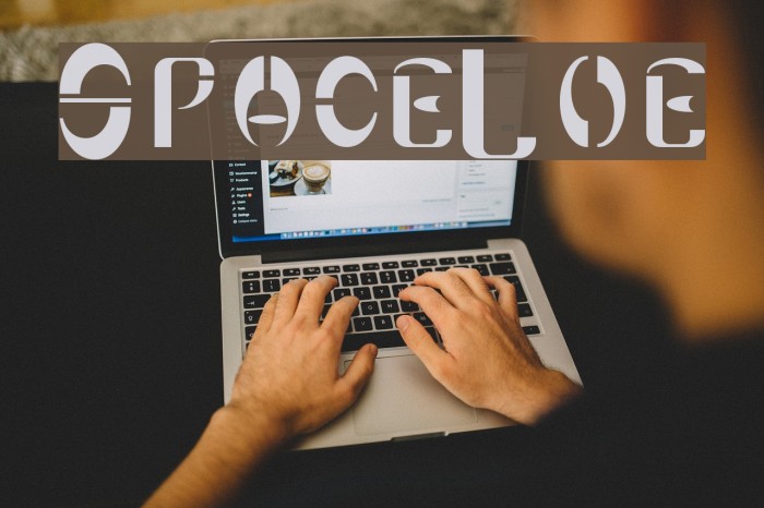 SpaceLove Font examples