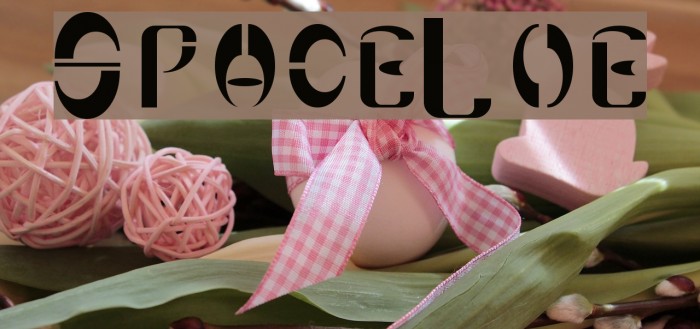 SpaceLove Font examples