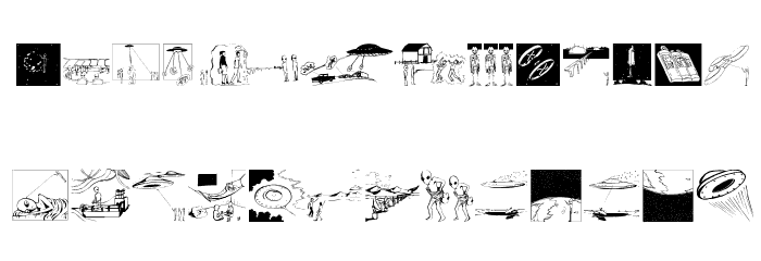SpaceMeetings Font LOWERCASE