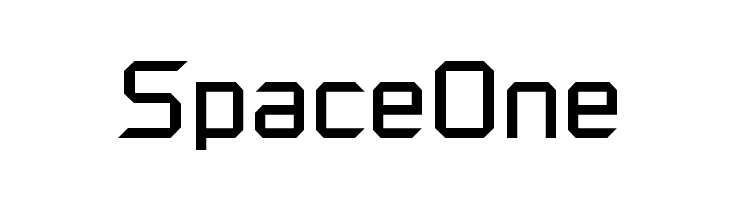 SpaceOne Font