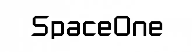 SpaceOne  नि: शुल्क फ़ॉन्ट्स डाउनलोड