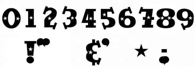 SpaceOut Font OTHER CHARS