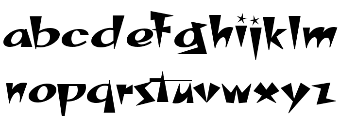SpacePatrol Font LOWERCASE