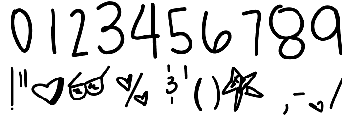 SpaceRomance Font OTHER CHARS