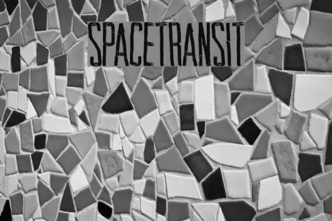 SpaceTransit Font examples