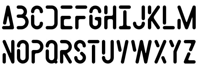 SpaceWeelPersonalUse Font Litere mari