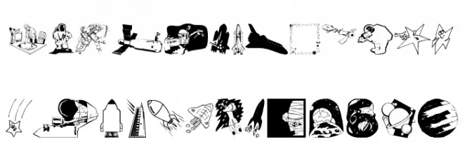 SpaceWorkers 字体 大写