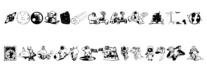 SpaceWorkers Font LOWERCASE