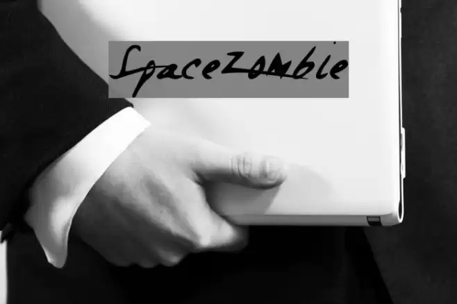 SpaceZombie Font examples