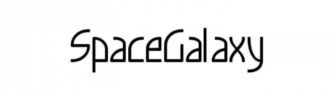 Space_Galaxy  Frei Schriftart Herunterladen