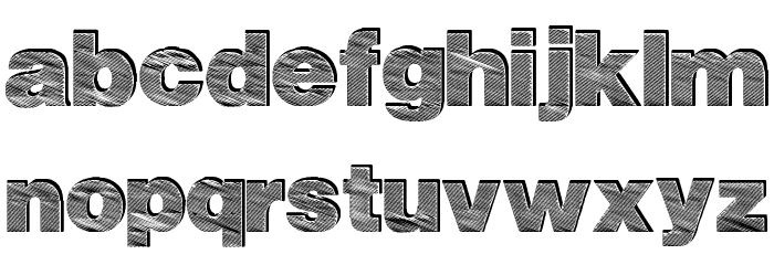 Space Font LOWERCASE