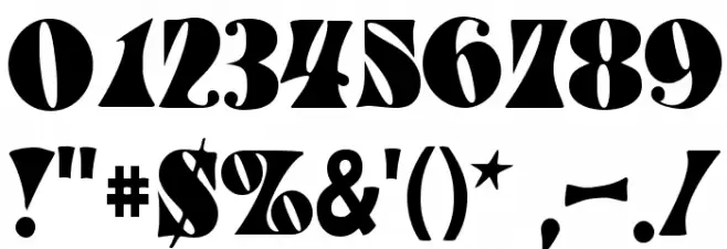 Spacearella Font OTHER CHARS