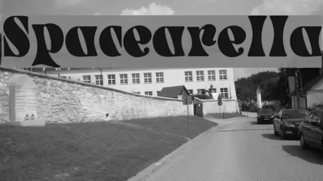 Spacearella Font examples