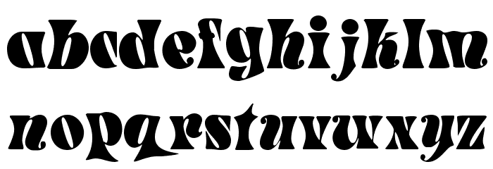 Spacearella Font LOWERCASE