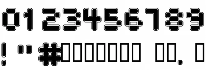 Spaceboy Font OTHER CHARS