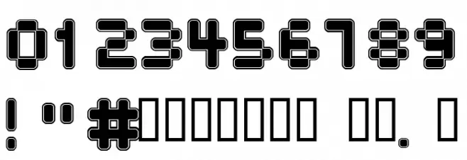 Spaceboy Font OTHER CHARS