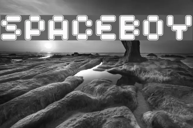 Spaceboy Font examples
