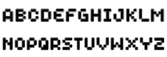 Spaceboy Font LOWERCASE