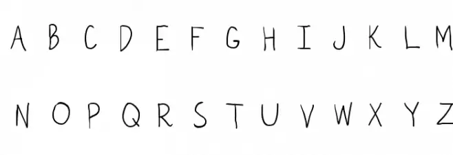 Spaced Out Schriftart Groß