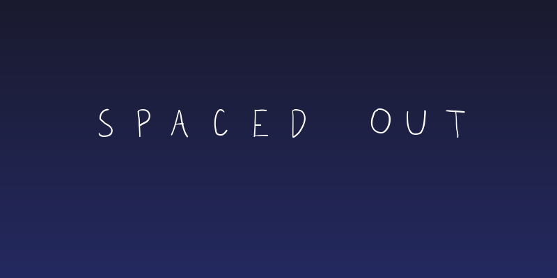 Spaced Out Social Header