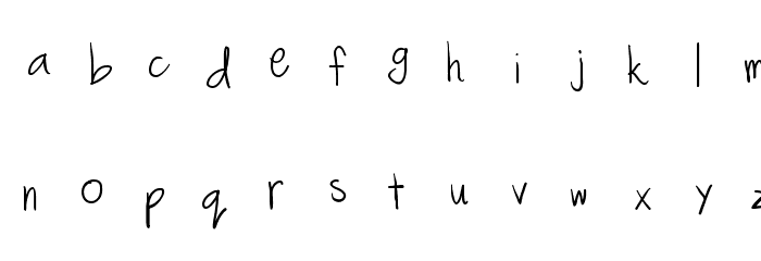 Spaced Out Font LOWERCASE