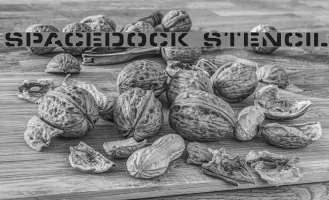 Spacedock Stencil خط examples
